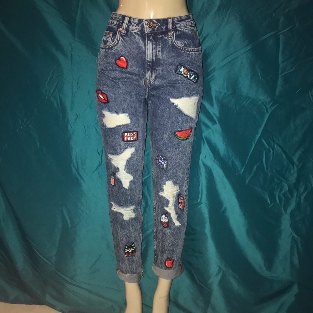 H&M booty fit jeans